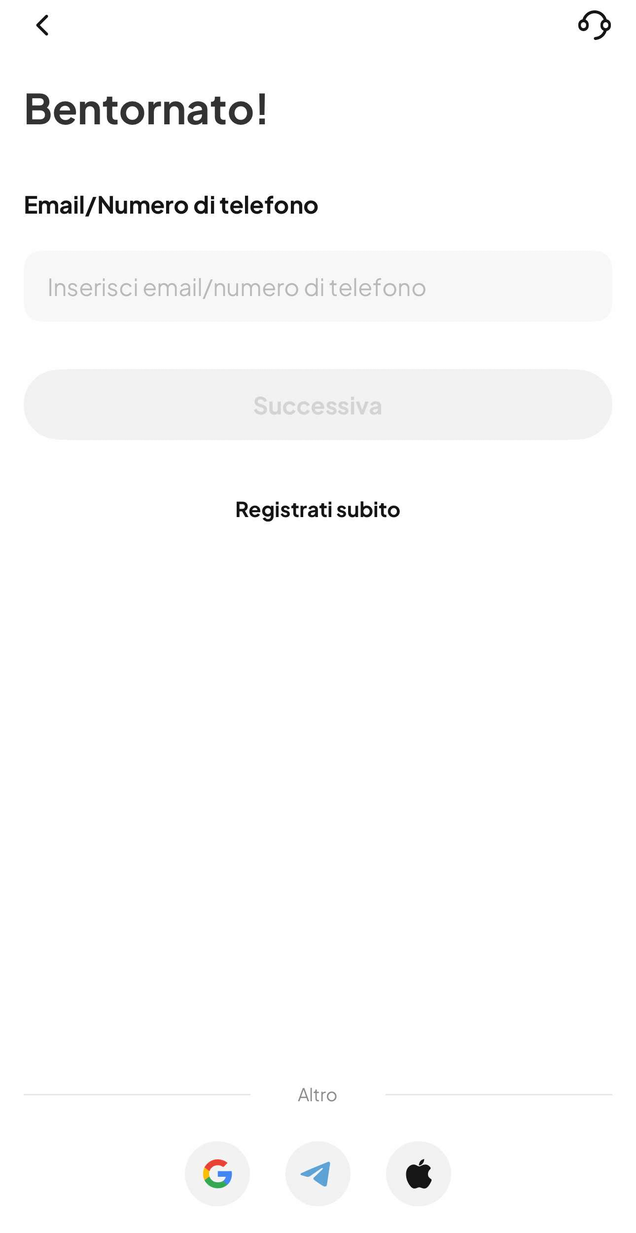 Step 1: crea un conto WEEX